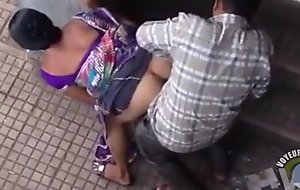 Beautiful indian woman has doggy style sex in pu...