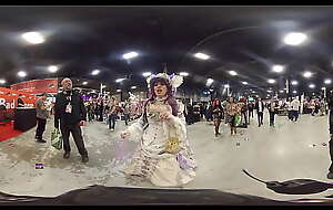 Ms  Penolope Proper cosplay at Exxxotica NJ 2021 down 360 degree VR