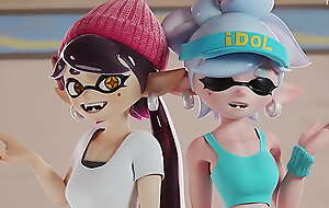 Splatoon Girls Competing In Who Can Fuck The Guy Better