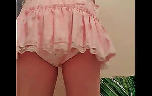 little sissy shows u her diaper