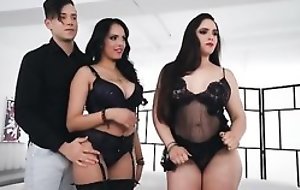 Two horny latinas getting their gummy pussies falling apart