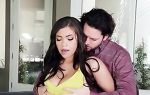Busty vixen gets eaten out and correctly screwed wits say no to mom's ex