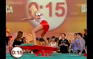Blonde celebrity has surfing upskirt on hold to TV