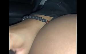Lixxie makes her fat cookie cum adjacent to be passed on  car, u think she squirted ? Full video adjacent to bio