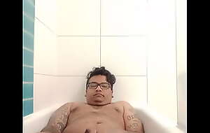 Vaibhav Brij Lal Milks and Ejaculates Nude Whilst Seated Upon A Bathtub Upon A Bm Of A Room At Wyndham Resort and Spa Situated On Denarau Island Upon Nadi, Fiji