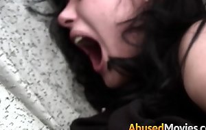 Hitching hot toddler compulsory drilled to the assfuck