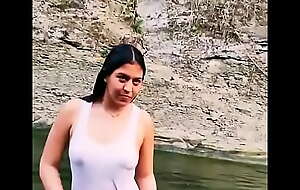 Beautiful girl bathing vlog  Anyone knows her name?