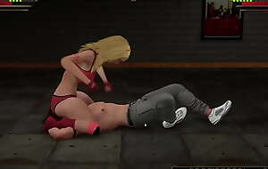 Tiffany Hanz VS Gigi (Naked Fighter 3D)
