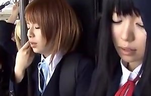 Schoolgirl bus japanese chikan 2