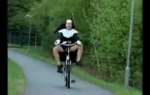 Nun on bike wmv