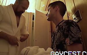Gaycest - Grandpa gives brand-new pal first inclination of cock and cum