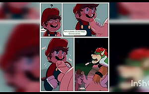 Mario and Bowser - pornography comic