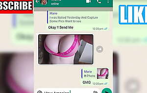 Hot Sexy Chat With My Girlfriend She Send me Will not hear of Boobs On Whatsapp Private Conversation