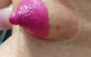 my painted elongated nipples 1