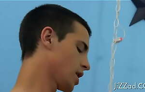 Sissy gay chap delivers sperm