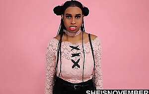Sheisnovember Behind The Scenes! Photo Hag With Black Crotch, Geek Ass And Nerd Pussy Unclouded Upskirt wearing Embroidered Haunch High Stockgs And Pretty Pink Long Sleeve Shirt With Unique Hair Style And Cute Young Smile by Msnovember