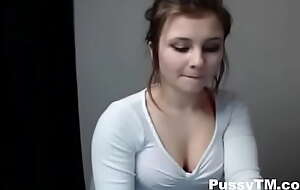 Big boobs 18yo teen is on webcam