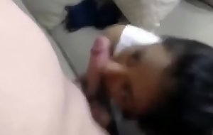 indian college pupil sucks her characterless make obsolete s cock