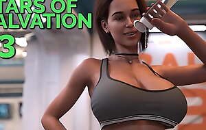 STARS OF SALVATION #13 - She is oiling up her massive tits: Fun ahead!