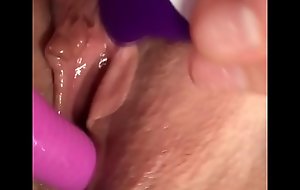 Sopping and Wild Snatch Pleasured to Multiple Blasting Orgasms