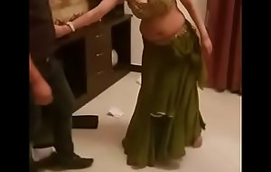 Indian sexy girl doing mujra take front of customers mainly bollywood song