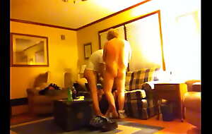86 pedigree old Grandpa Jon invited Red and Jungleman to his house for some senior cuckold action !