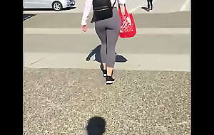 Grey leggings on Sexy Teen Must SEE