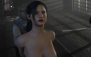 Resident evil 2 remake, Claire Redfield, resident evil nude mod minimal mod
