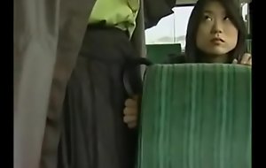 Twosome lesbian babes defence at the motor coach interrupt