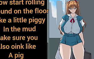Asuka - Filthy Pig Humiliation JOI