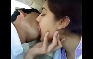 Indian boy and girl uncompromisingly hot kissing