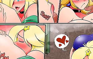 Peach Party - Boobs And Belly Growth Mushroom - Lesbian Hentai Comic Porn Mistiness