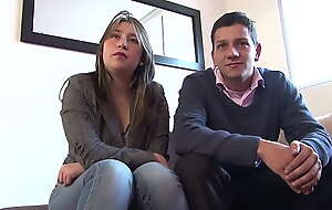 Colombian married clamp get bored of the routine and express regrets their first porn video