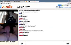 cheating omegle slut blows kiss for big cock