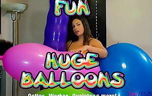HUGE BALLOONS FUN - Advance showing - ImMeganLive