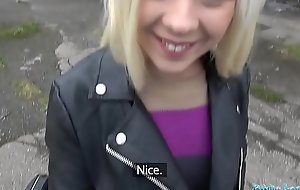 Public Agent Outdoor sex with Russian teen