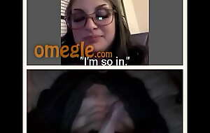 Omegle Girl Watches Huge Cock Cumshot