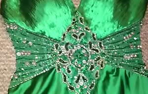 Emerald Green Satin Prom Glad rags