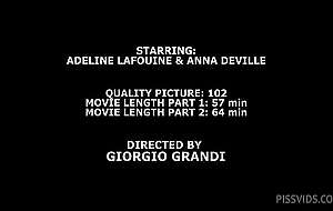 Adeline Lafouine VS Anna de Ville #2 Wet, 6on2, Fisting, ATOGM, DAP, Gapes, ButtRose, Elapse b rely Drink, Squirt Drink, Swallow GIO1989