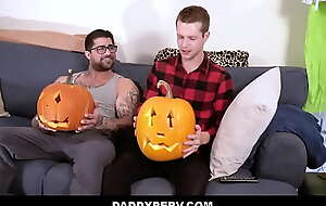 Youngster Stepson Fucked By Daddy On Halloween Night  - Benjamin Blue, Ryan Bones
