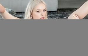 Tattooed blonde babe gets rewarded close by steamy anal pounding