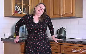 AuntJudys - Cookin' in be imparted to murder Kitchen nearly 50yo Voluptuous BBW Rachel