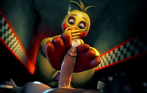 Toy chica footjob
