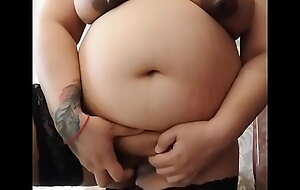 Pregnant wife mastrubate all round front of cam