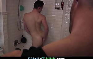 Kinky Son Whoring in Bathroom got Caught by His Old Man... Josh Cannon, Myles Landon