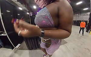 Sexual Chocolate gives me a body tour at EXXXotica NJ 2021.