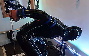 Bound Rubber Unstarched Cums from Electro Chastity