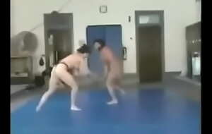 Female BB wrestling