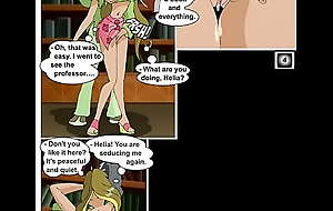 Flora's hot library date! (Winx Flash Comics)