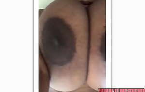 Unconscionable BBW Gigantic Heart of hearts Pretentiously Areolas